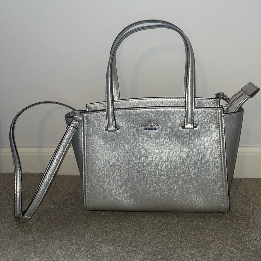 Silver Kate Spade Purse